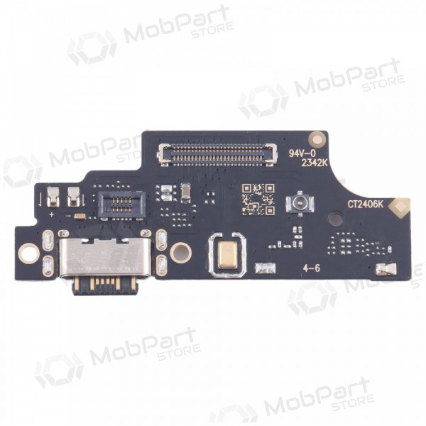 Xiaomi Redmi Note 13 Pro 4G ladekontakt og mikrofon med flex (service pack) (original)