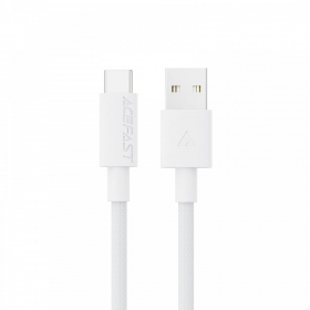 USB kabel Acefast C18-04 USB-A to USB-C 1.2m hvit