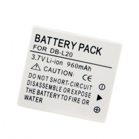 Sanyo DB-L20 foto batteri / akkumulator