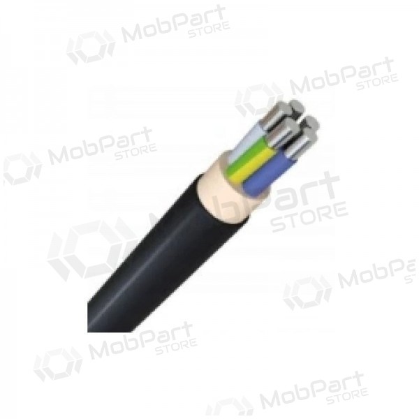 Kraftkabel Elpar YAKXS 5x10 mm² aluminium XLPE CPR Eca 0.6/1 kV