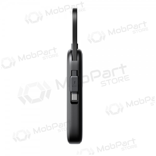 Powerbank Power Bank Joyroom JR-PBF17 22.5W with USB-C cable 10000mAh svart Powerbank Power Bank Joyroom JR-PBF17 22.5W with USB-C cable 10000mAh svart