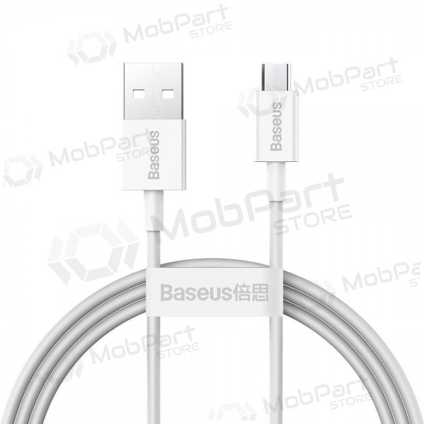 USB-kabel Baseus Superior microUSB 2A 2.0m (hvit) CAMYS-A02