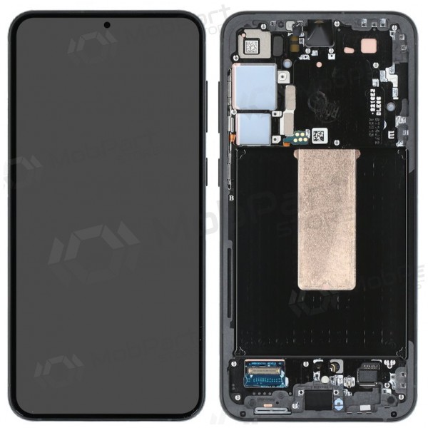Ekranas Samsung S916 S23+ 5G su lietimui jautriu stikliuku og rėmeliu Graphite original (service pack)
