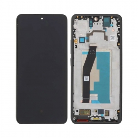 Ekranas Xiaomi 14T 5G/14T Pro 5G su lietimui jautriu stikliuku og rėmeliu Titan Black OLED