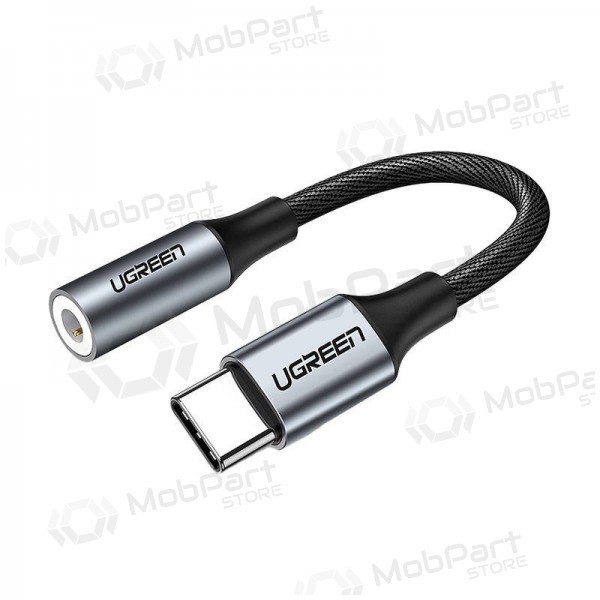 Lydadapter Ugreen AV161 USB-C til 3.5 mm grå