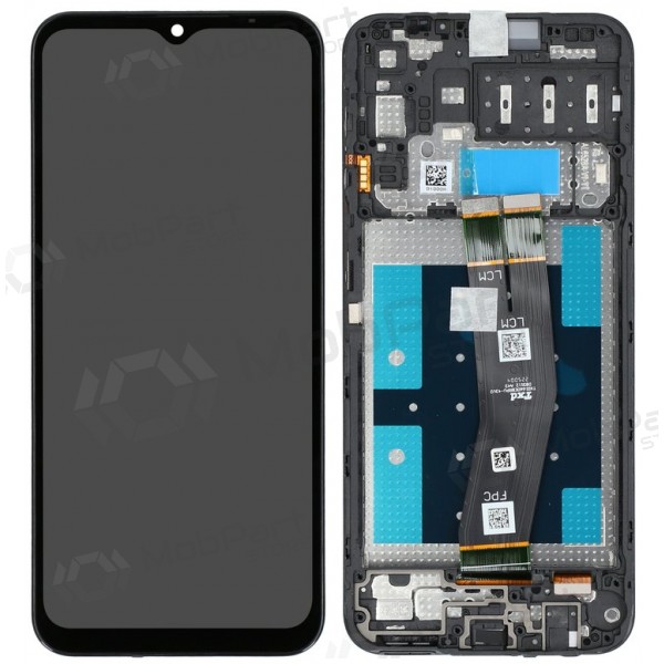 Samsung Galaxy A14 4G skjerm (Black flex) (med ramme) (Premium)