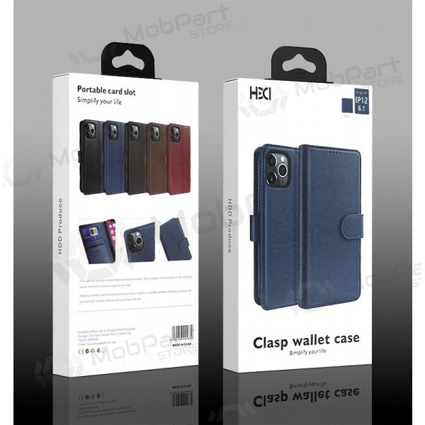 Deksel / etui HDD Clasp Wallet Case Samsung A366 A36 5G rød