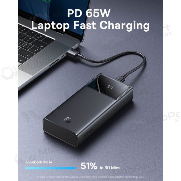Powerbank Power Bank Baseus StarLord 65W 20000mAh svart P10022906113-00 Powerbank Power Bank Baseus StarLord 65W 20000mAh svart P10022906113-00