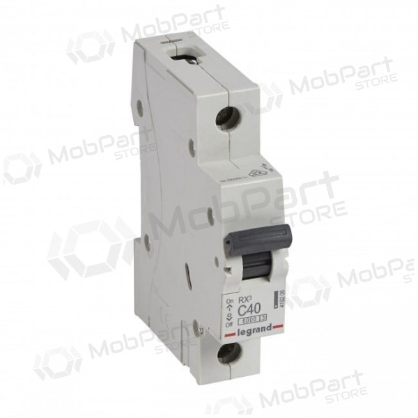 Automatsikring MCB RX3 Legrand 419206 (40A, 1P, 230V, 6kA)