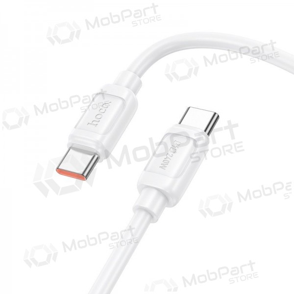 USB-C-kabel Hoco X115 USB-C til USB-C 1 m 240 W hvit