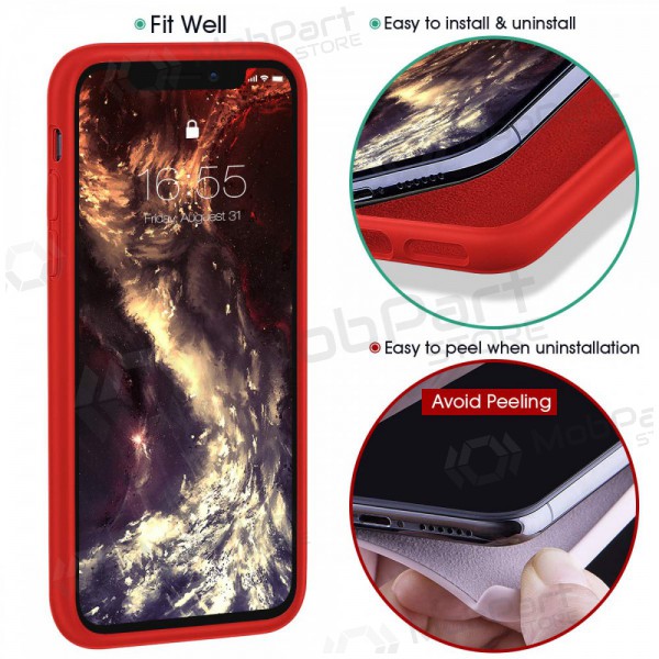 Apple iPhone 6 / 6S deksel - Liquid Silicone 1.5mm (rød)