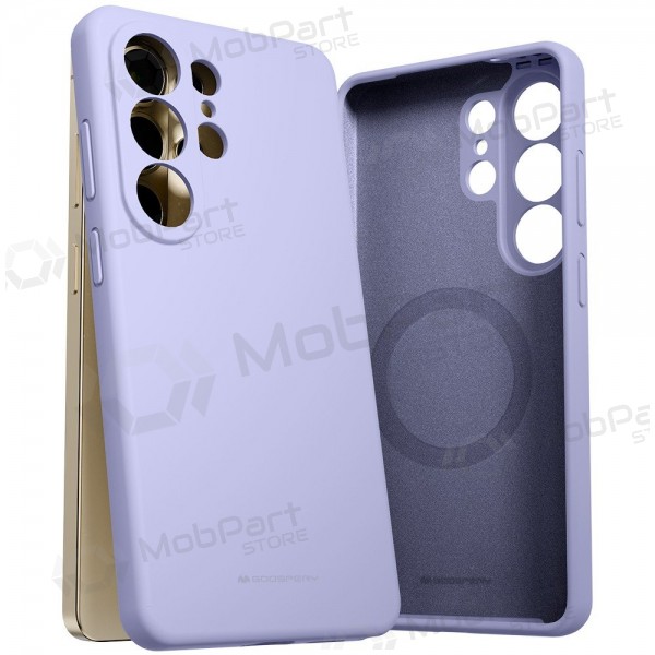 Samsung Galaxy S26 Ultra deksel Mercury - Pure Magsafe Silicon Case (lavendelgrå)