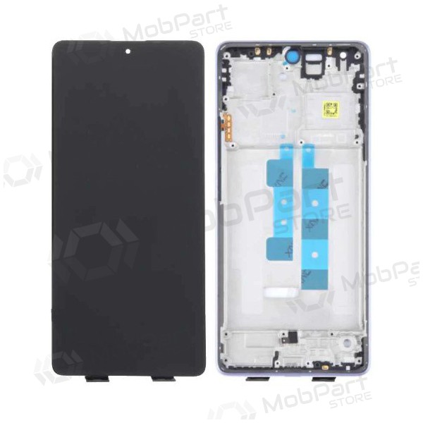Xiaomi Poco M6 Pro 4G skjerm (purpurinis) (med ramme) (original)