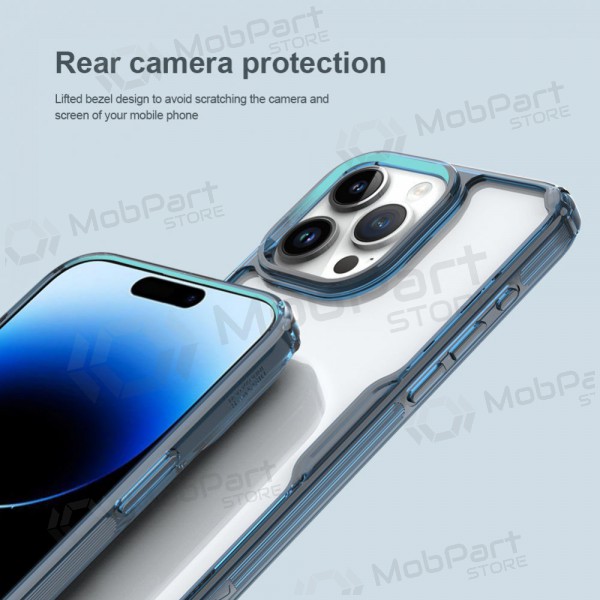Apple iPhone 15 Pro Max deksel „Nillkin Nature Pro“ (hvit)