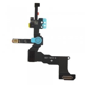Apple iPhone 5S / iPhone SE fremre kamera, belysningsmåler og mikrofon flex kabel-kontakt (brukt, original)