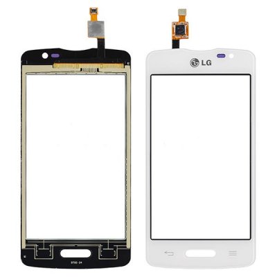 LG D213N L50 berøringssensitivt glass (hvit)