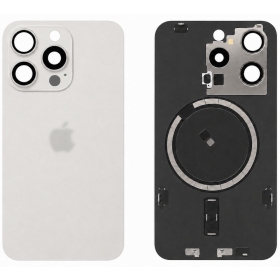 Apple iPhone 15 Pro bakdeksel (hvit) (Premium)