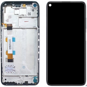 Xiaomi Redmi Note 9T skjerm (svart) (med ramme) (service pack) (original)