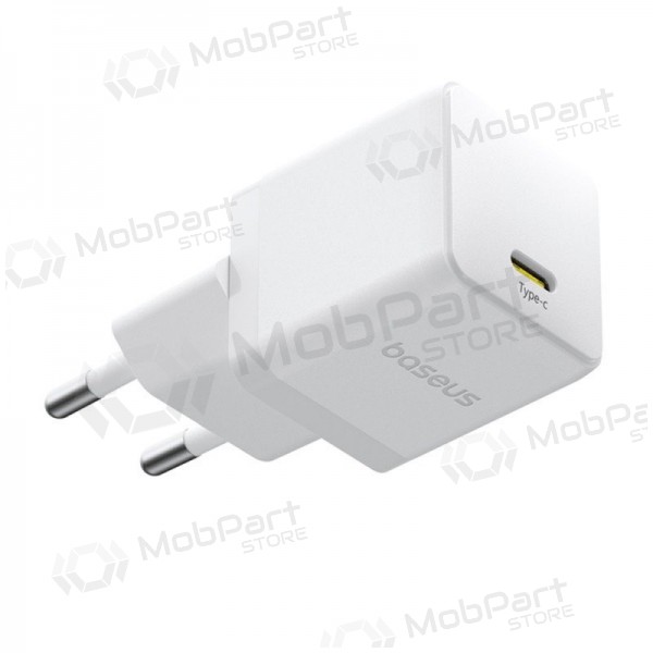 Lader Baseus Palm 20W USB-C + USB-C to USB-C cable 1.0m hvit P10111602213-01
