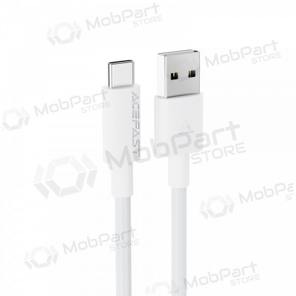 USB kabel Acefast C18-04 USB-A to USB-C 1.2m hvit