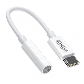 Lydadapter Joyroom SH-C1 USB-C til 3.5 mm hvit