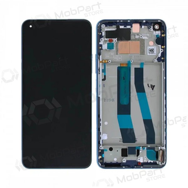 Xiaomi 11 Lite 5G NE skjerm (blå) (med ramme) (original)