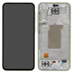 Samsung Galaxy A35 skjerm (Awesome Lemon) (med ramme) (original)