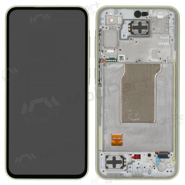 Samsung Galaxy A35 skjerm (Awesome Lemon) (med ramme) (original) Samsung Galaxy A35 skjerm (Awesome Lemon) (med ramme) (original)