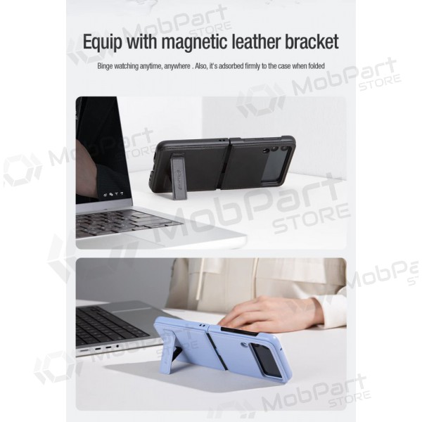 Samsung Galaxy Z Flip4 deksel - Nillkin Leather (lilla)