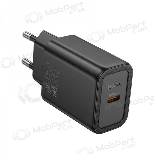 Telefonlader Hoco N60 20 W GaN USB-C svart