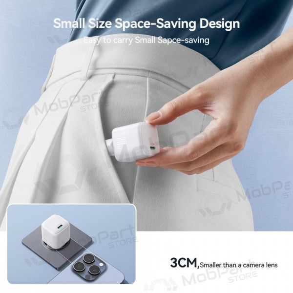 Lader Joyroom JR-TCG08 USB-C GaN PD20W hvit