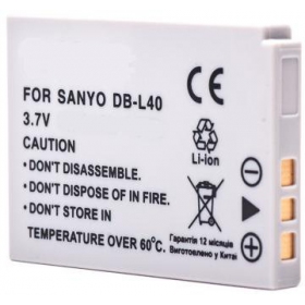 Sanyo DB-L40 videokamera batteri