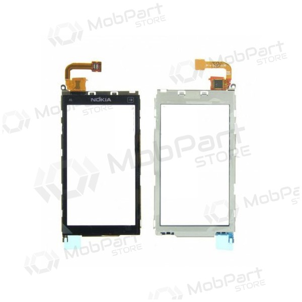 Nokia x6 berøringsglass (med ramme)