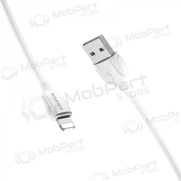 Lightning-kabel Borofone BX19 USB-A til Lightning 1 m hvit