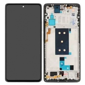 Xiaomi 11T 5G / 11T Pro 5G skjerm (svart) (med ramme) (service pack) (original)
