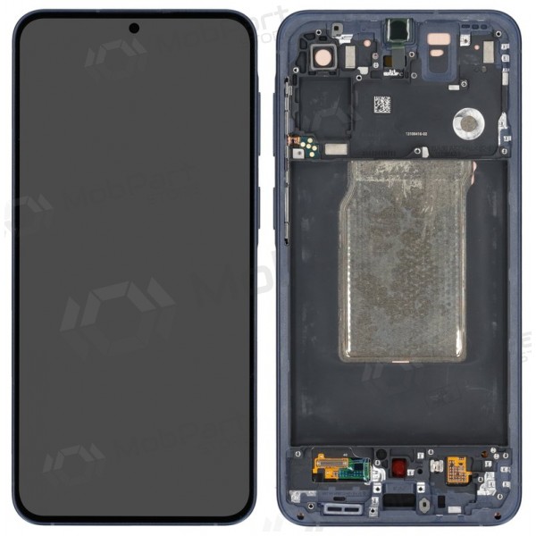 Samsung Galaxy A57 5G skjerm (mørkeblå) (med ramme) (Premium)