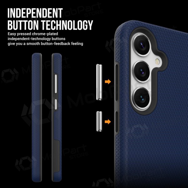 Deksel / etui Perfectionists Triangle Case Samsung A556 A55 5G mørkeblå Deksel / etui Perfectionists Triangle Case Samsung A556 A55 5G mørkeblå