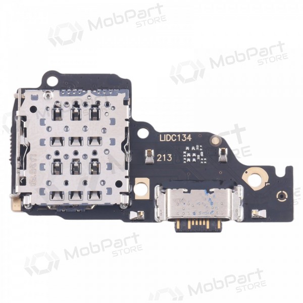 Xiaomi Redmi Note 13 4G ladekontakt og mikrofon med flex (service pack) (original)