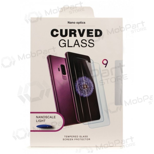 LCD apsauginis stikliukas Nano Optics 5D UV Glue Samsung S928 S24 Ultra lenktas gjennomsiktig