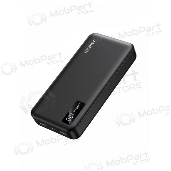 Powerbank Power Bank Ugreen PB313 20W 20000mAh (25683) svart Powerbank Power Bank Ugreen PB313 20W 20000mAh (25683) svart