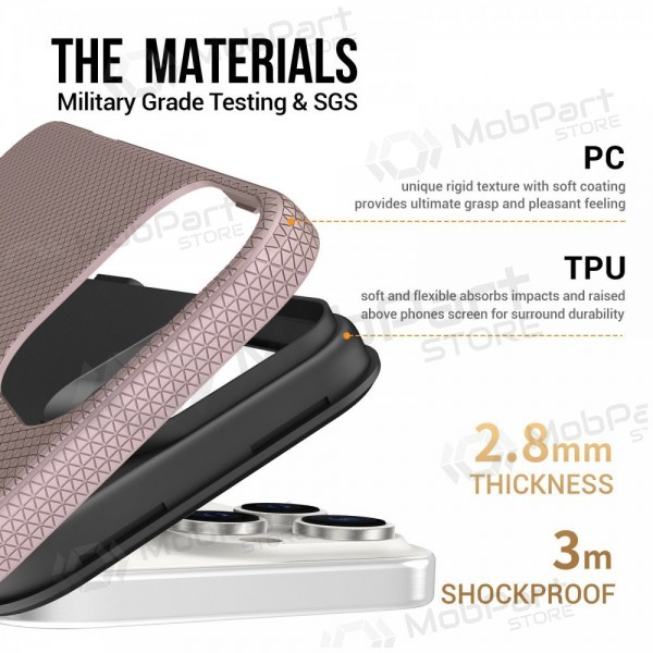 Apple iPhone 17 Pro Max, 18 Pro Max deksel - Perfectionists (rose gull)