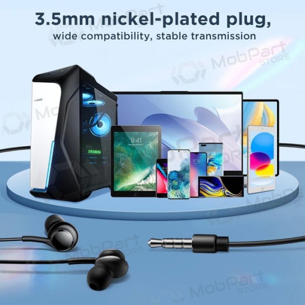 Hodetelefoner Joyroom JR-EW02 3.5mm juodos