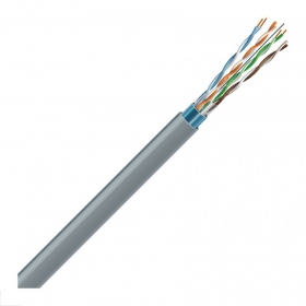 LAN-nettverkskabel ECG FTP 5e (innendørs, skjermet, PVC, Eca, 305m, E)