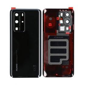 Huawei P40 Pro bakside (svart) (brukt grade C, original)