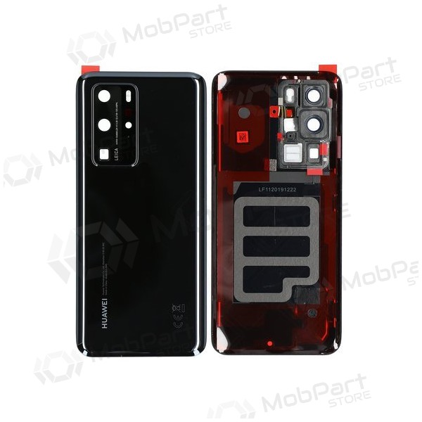 Huawei P40 Pro bakside (svart) (brukt grade C, original)