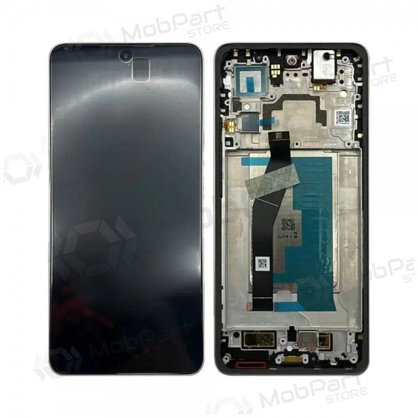 Ekranas Xiaomi 14T 5G/14T Pro 5G su lietimui jautriu stikliuku og rėmeliu Titan Grey OLED