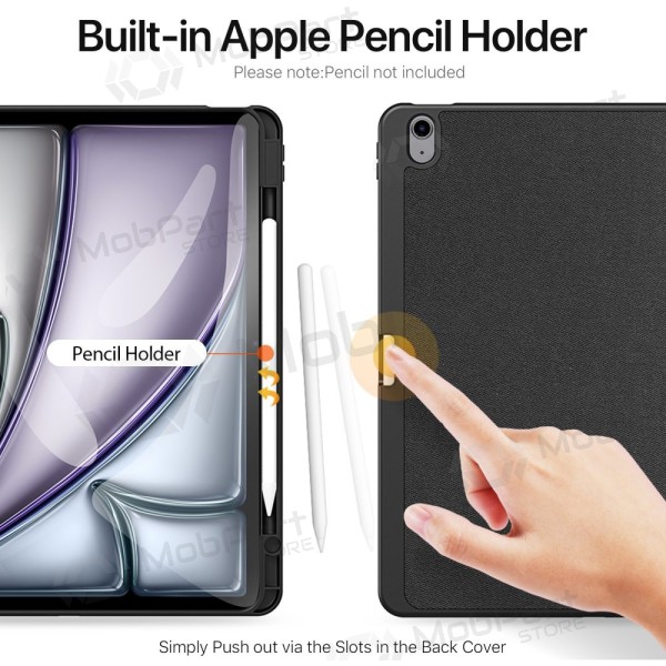 Apple iPad Air 13 (2024, 2025, 2026) deksel - Dux Ducis Domo (svart)