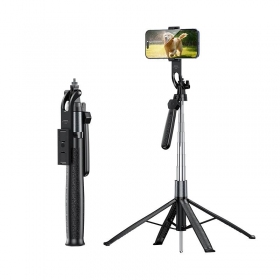 Selfiestang Remax P30 1.8m svart