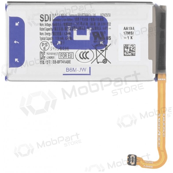 Samsung Galaxy Z Flip6, Z Flip7 FE batteri, akkumulator EB-BF741ABE (original)