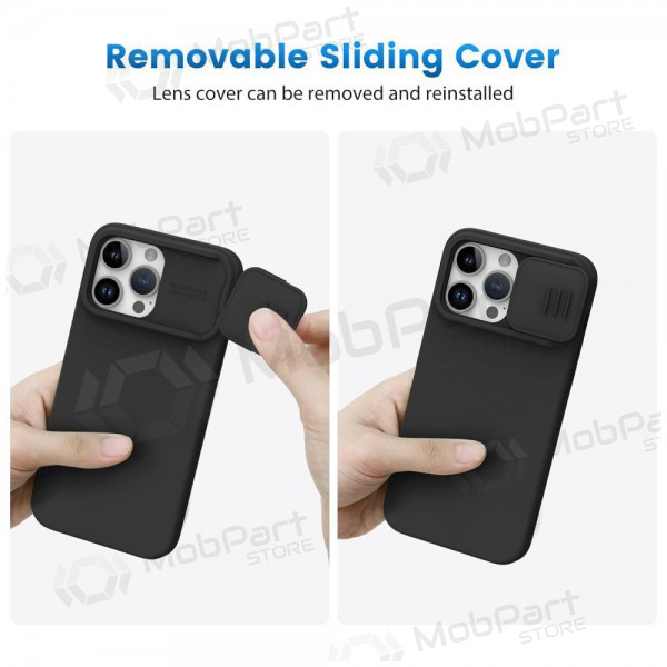 Apple iPhone 14 deksel „Nillkin Silicone“ (svart)